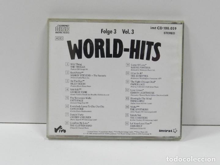 CDs de m&uacute;sica: DISCO CD. World-Hits. Vol 3. COMPACT DISC. - Foto 2