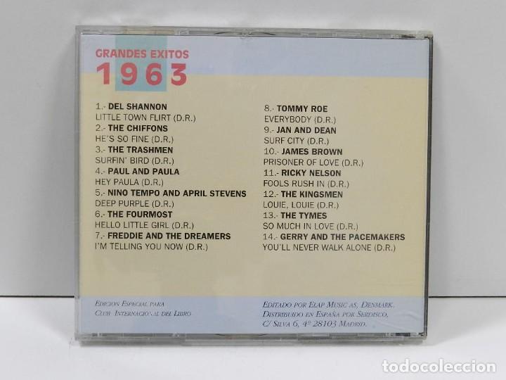 CDs de m&uacute;sica: DISCO CD. Grandes &Eacute;xitos 1963. COMPACT DISC. - Foto 2