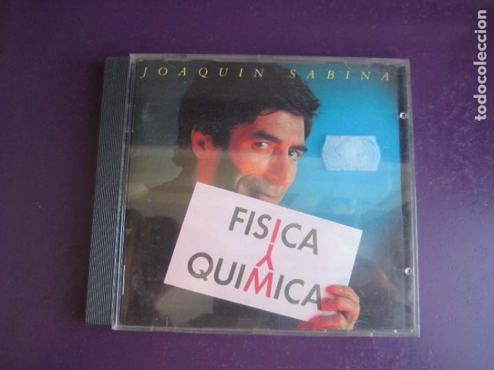 Music CDs: Joaqu&iacute;n Sabina &ndash; F&iacute;sica Y Qu&iacute;mica - CD ARIOLA 1992 - LEVE USO,