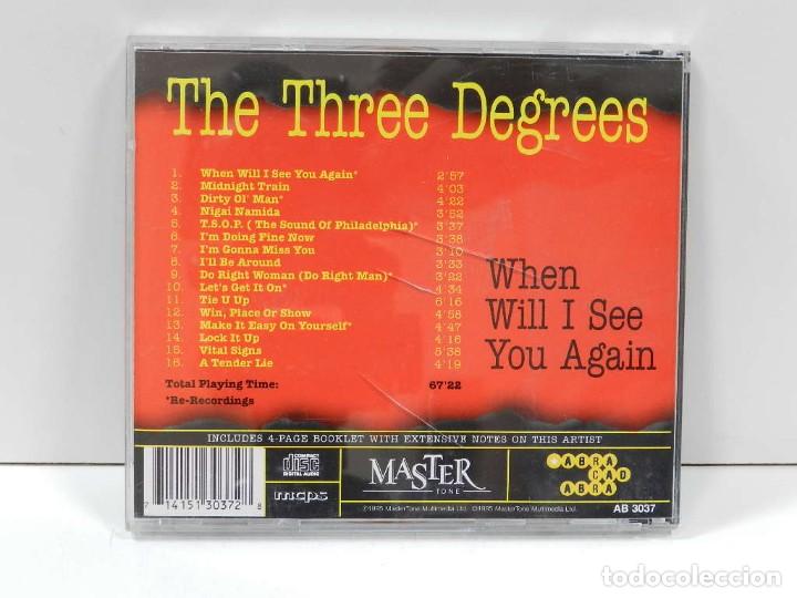 CDs de m&uacute;sica: DISCO CD. The Three Degrees &lrm;&ndash; When Will I See You Again. COMPACT DISC. - Foto 2