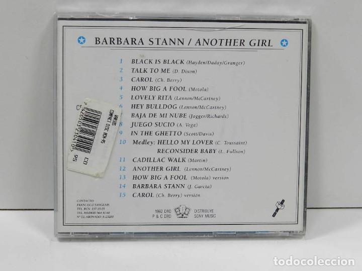 CDs de m&uacute;sica: DISCO CD. Barbara Stann &ndash; Another Girl. COMPACT DISC. - Foto 2