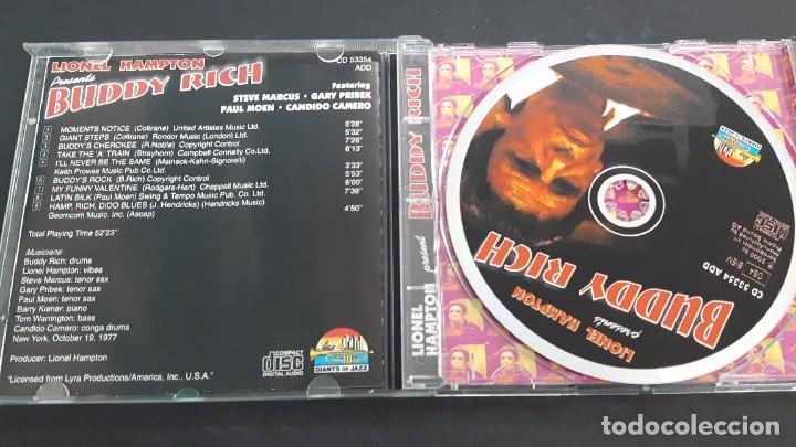 CDs de m&uacute;sica: CD BUDDY RICH - LIONEL HAMPTON - Foto 2