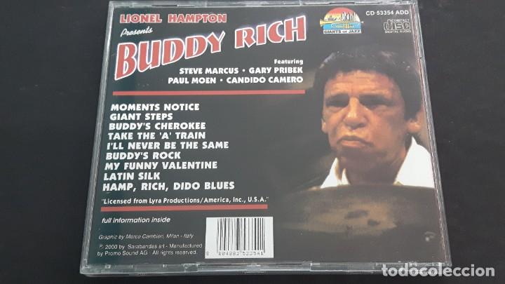CDs de m&uacute;sica: CD BUDDY RICH - LIONEL HAMPTON - Foto 3