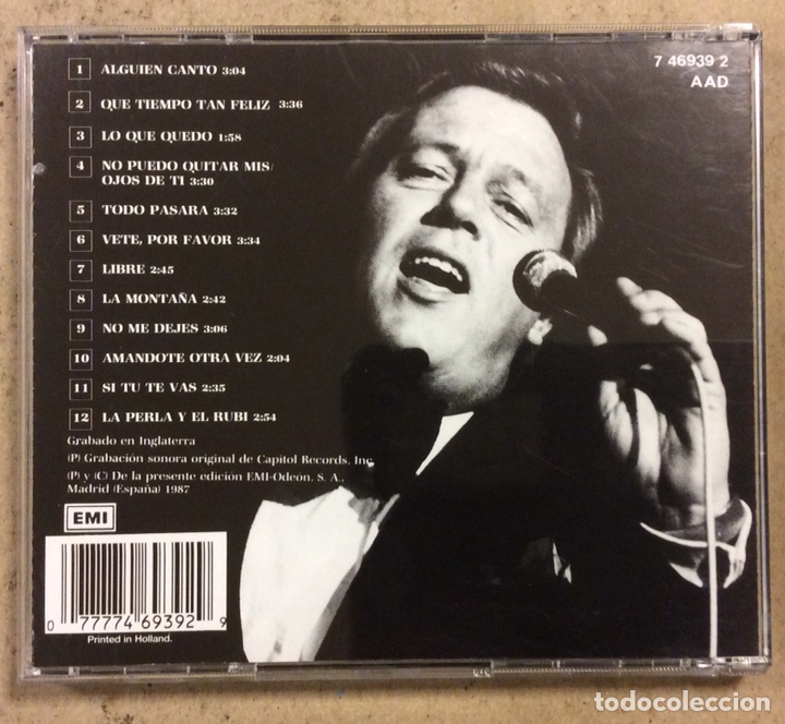 CDs de m&uacute;sica: MATT MONRO &ldquo;EN ESPA&Ntilde;OL&rdquo;. CD. CAPITOL RECORDS 1987. - Foto 3