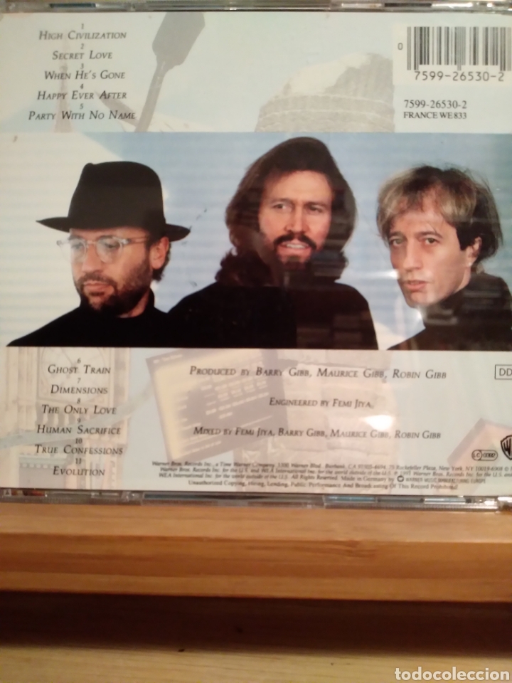 CDs de m&uacute;sica: CD - BEE GEES - HIGH CIVILIZATION - EU.91 - Foto 2