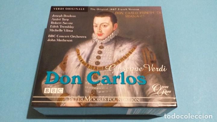 CDs de m&uacute;sica: GIUSEPPE VERDI - DON CARLOS - Foto 1