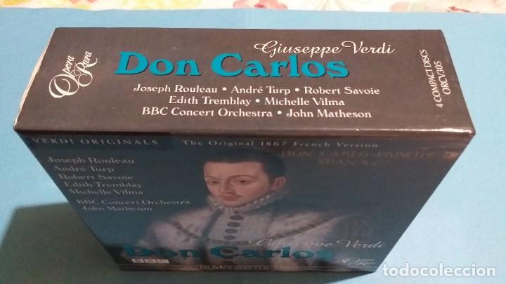 CDs de m&uacute;sica: GIUSEPPE VERDI - DON CARLOS - Foto 2