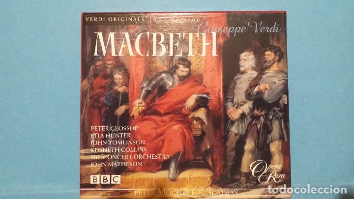 CDs de m&uacute;sica: GIUSEPPE VERDI - MACBETH (PRIMERA VERSI&Oacute;N DE 1847) - Foto 1