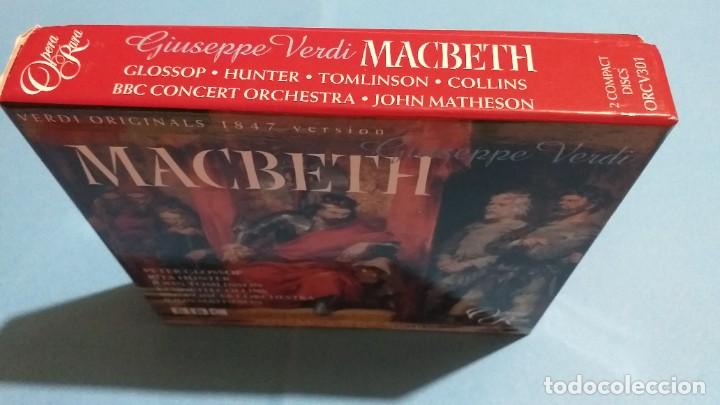 CDs de m&uacute;sica: GIUSEPPE VERDI - MACBETH (PRIMERA VERSI&Oacute;N DE 1847) - Foto 3