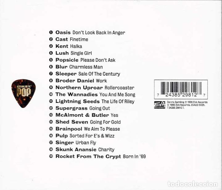 CDs de m&uacute;sica: Absolute Pop. CD - Foto 2