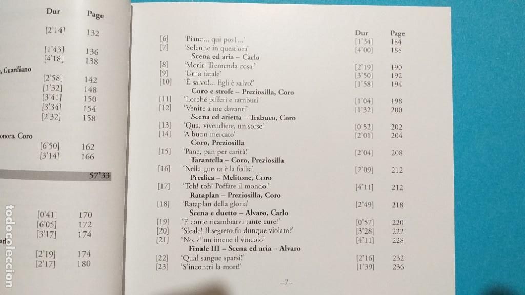 CDs de m&uacute;sica: GIUSEPPE VERDI - LA FORZA DEL DESTINO - VERSI&Oacute;N ORIGINAL DE 1862 - Foto 9