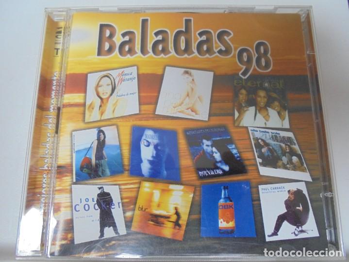 CDs de m&uacute;sica: BALADAS 98. DOBLE COMPACTO CON 25 TEMAS. UNA JOYA. - Foto 1
