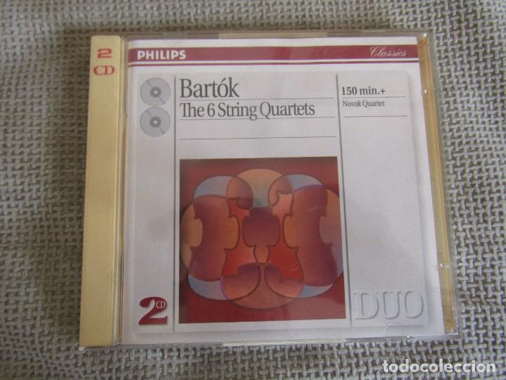 CDs de m&uacute;sica: Bart&oacute;k - The 6 String Quartets - Novak Quartet - 2 X CDs - Foto 1
