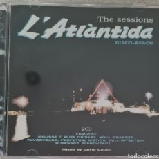 CDs de Música: CDX2 - DAVID GAUSA - THE SESSIONS L'ATLANTIDA DISCO BEACH 1998. Lote 344171218