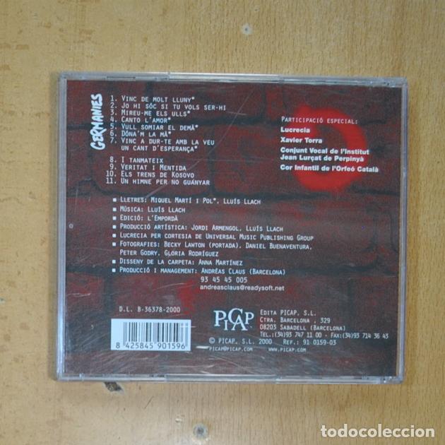 CDs de m&uacute;sica: LLUIS LLACH - TEMPS DE REVOLTES - CD - Foto 2