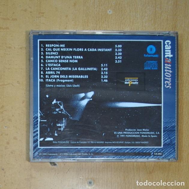 CDs de m&uacute;sica: LLUIS LLACH - BARCELONA GENER DE 1976 - CD - Foto 2