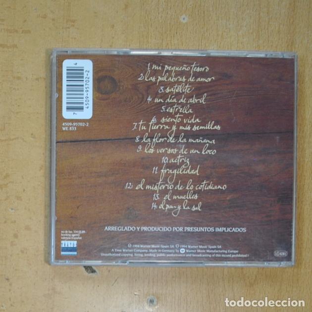 CDs de m&uacute;sica: PRESUNTOS IMPLICADOS - EL PAN Y LA SAL - CD - Foto 2