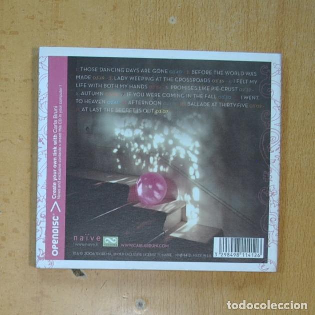 CDs de m&uacute;sica: CARLA BRUNI - NO PROMISES - CD - Foto 2
