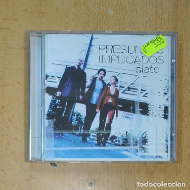 CDs de m&uacute;sica: PRESUNTOS IMPLICADOS - SIETE - CD - Foto 1