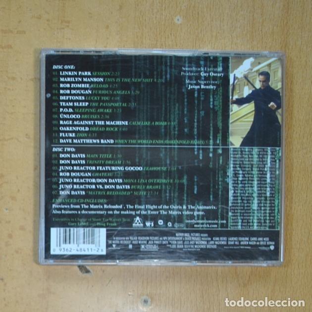 CDs de m&uacute;sica: VARIOS - MATRIX RELOADED - CD - Foto 2