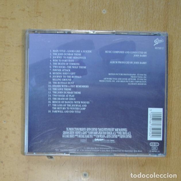 CDs de m&uacute;sica: JOHN BARRY - DANCES WITH WOLVES - CD - Foto 2