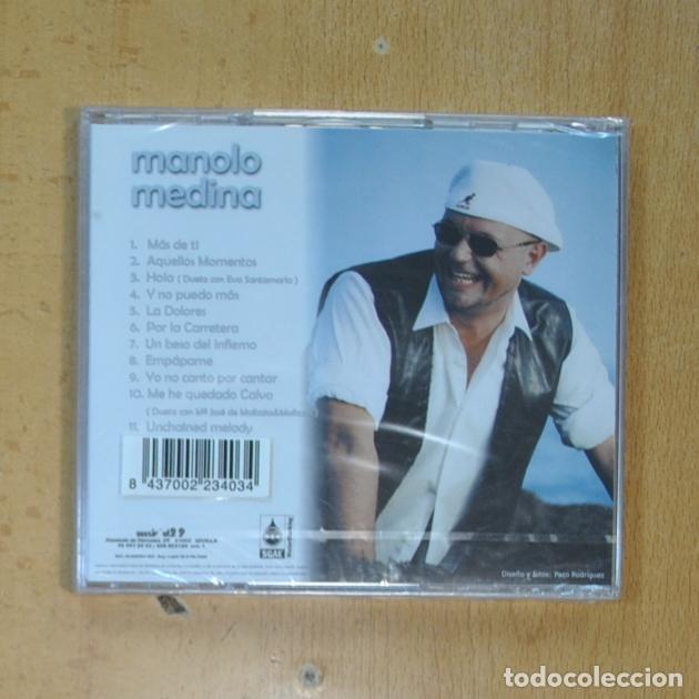 CDs de m&uacute;sica: MANOLO MEDINA - MAS DE TI - CD - Foto 2