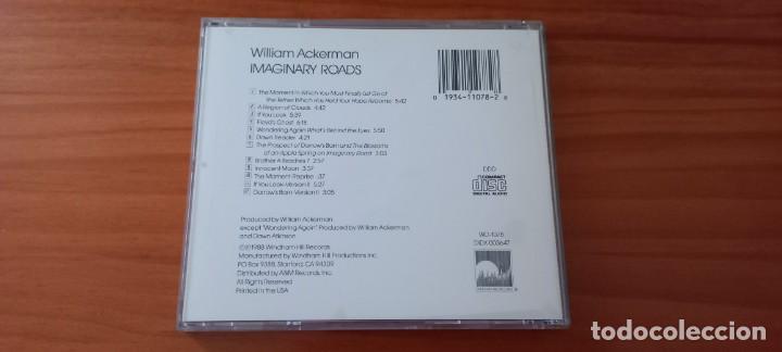 CDs de m&uacute;sica: William Ackerman CD Imaginary Roads Windham Hill Records 1988 - Foto 2