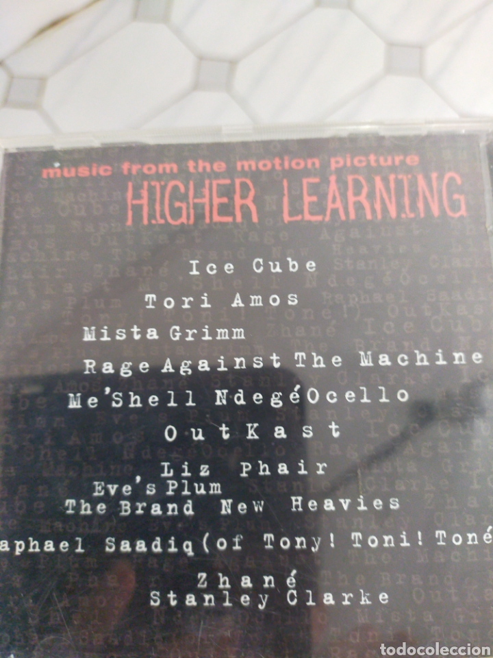 CDs de m&uacute;sica: HIGHER LEARNING MUSIC FROM THE MOTION PICTURE CD - Foto 1