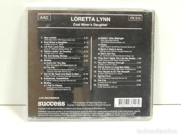 CDs de m&uacute;sica: DISCO CD. Loretta Lynn &ndash; Coal Miners Daughter. COMPACT DISC. - Foto 2