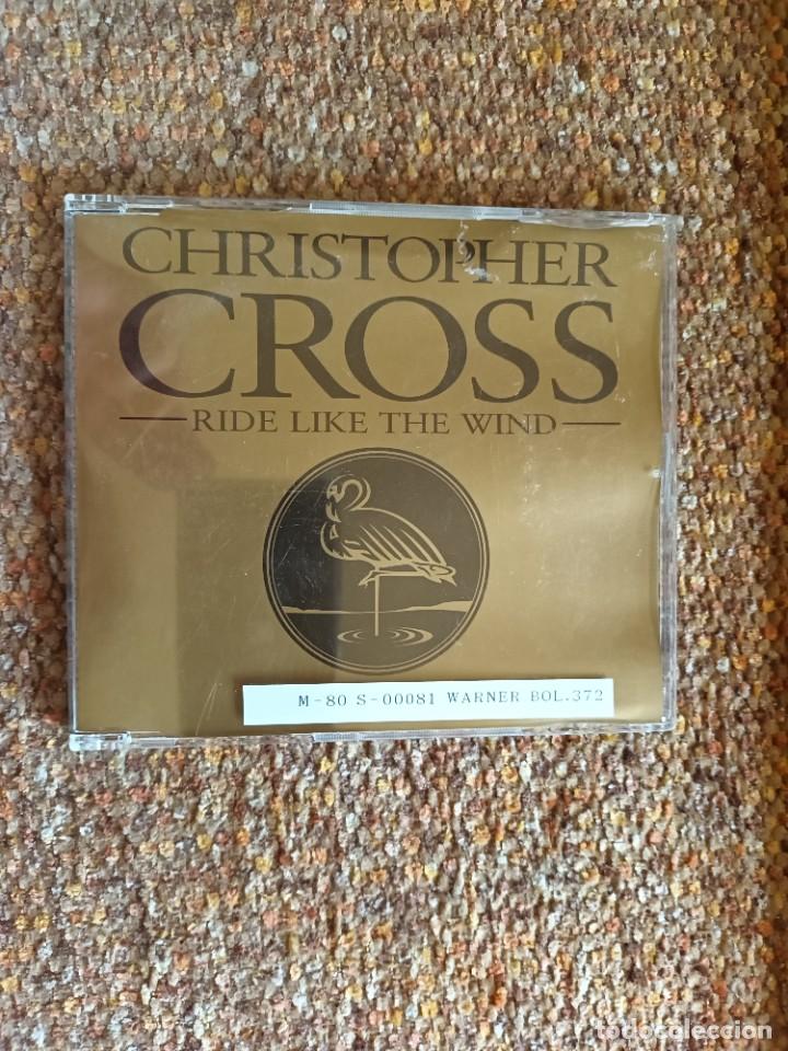 CDs de m&uacute;sica: Christopher Cross , Ride Like the Wind , Remixes 2001 , CD Single , estado impecable - Foto 1