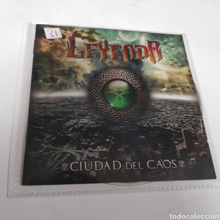 CDs de m&uacute;sica: CDP 31 leyenda ciudad del caos -CD SIN CAJA CON PORTADA