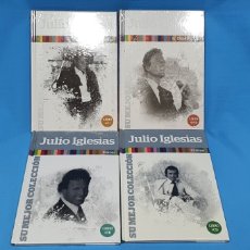 CDs de Música: JULIO IGLESIAS - LOTE DE 3 CD,S Y 1 DVD SU MEJOR COLECCIÓN - LIBRO+CD O DVD. Lote 344351563