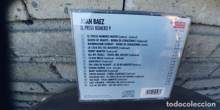 CDs de m&uacute;sica: JOAN BAEZ-CD EL PRESO N&ordm; 9 - Foto 3