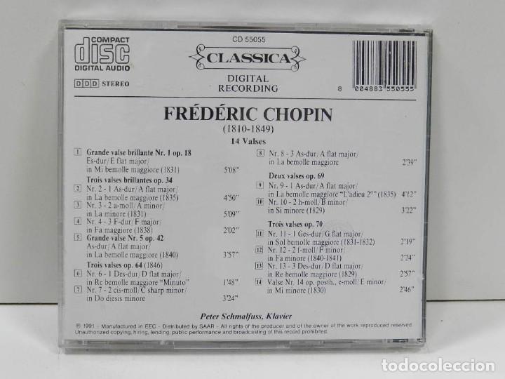 CDs de m&uacute;sica: DISCO CD. Fr&eacute;d&eacute;ric Chopin &ndash; Valses. COMPACT DISC. - Foto 2