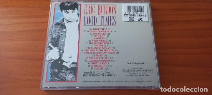CDs de m&uacute;sica: Eric Burdon CD Good Times A Collection Polydor 1992 - Foto 2
