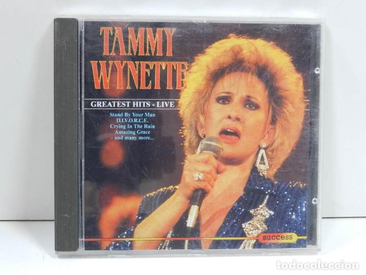 CDs de m&uacute;sica: DISCO CD. Tammy Wynette &ndash; Greatest Hits - Live. COMPACT DISC. - Foto 1