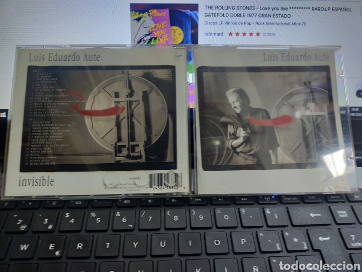 CDs de m&uacute;sica: Aute doble CD aire / invisible 1998 - Foto 1