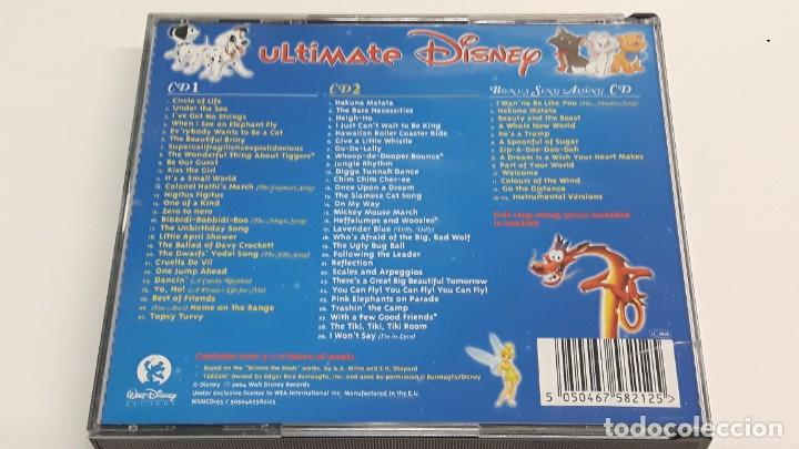 CDs de m&uacute;sica: 2 CD + BONUS SING ALONG CD - ULTIMATE DISNEY - Foto 4