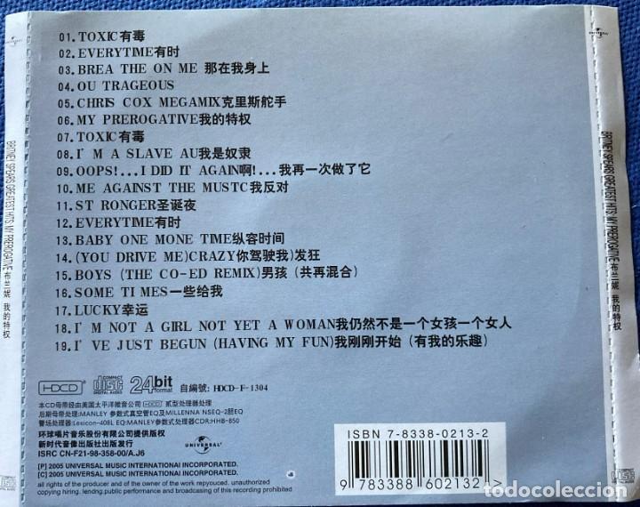 CDs de m&uacute;sica: BRITNEY SPEARS - CD EDICI&Oacute;N CHINA - GREATEST HITS - Foto 4