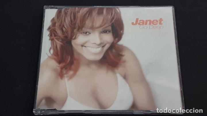 CDs de m&uacute;sica: CD SINGLE - JANET - GO DEEP - Foto 1