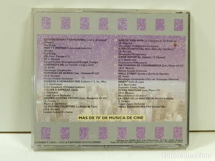 CDs de m&uacute;sica: DISCO CD. M&uacute;sica De Cine. COMPACT DISC. - Foto 2