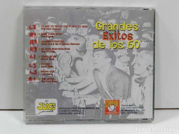 CDs de m&uacute;sica: DISCO CD. Grandes &Eacute;xitos De Los 60. COMPACT DISC. - Foto 2