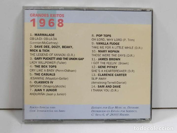 CDs de m&uacute;sica: DISCO CD. Grandes &Eacute;xitos 1968. COMPACT DISC. - Foto 2