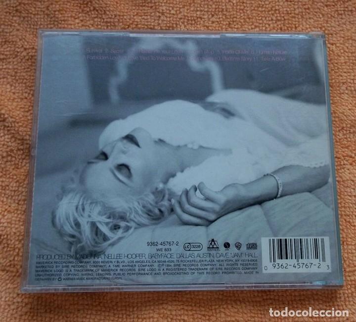 CDs de m&uacute;sica: CD MADONNA BED TIME STORES. 1994 - Foto 3