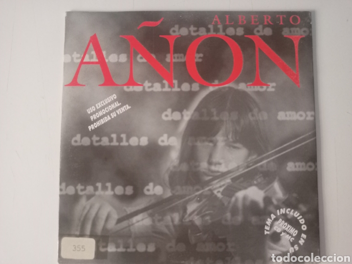 CDs de m&uacute;sica: Alberto A&ntilde;&oacute;n - Detalles de Amor - Foto 1
