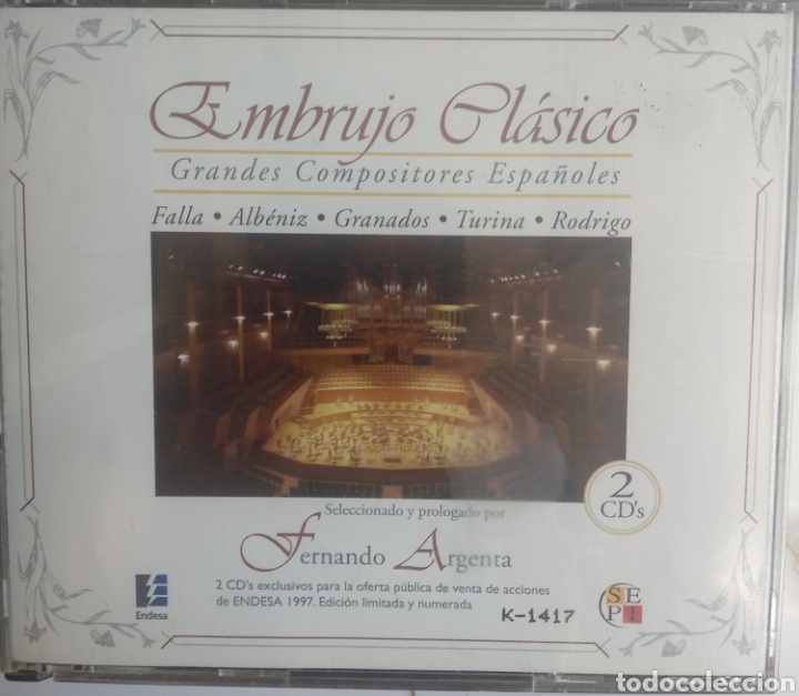 CD di Musica: *EMBRUJO CLASICO, SPAIN, ALFA, 1997