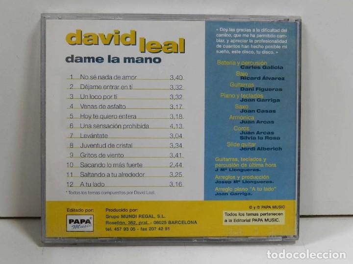 CDs de m&uacute;sica: DISCO CD. David Leal &ndash; Dame La Mano. COMPACT DISC. - Foto 2
