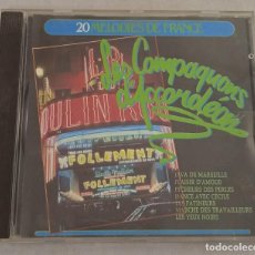 CDs de Música: CD 20 MELODIES DE FRANCE. LES COMPAGNONS D´ACCORDÉON. Lote 345212493