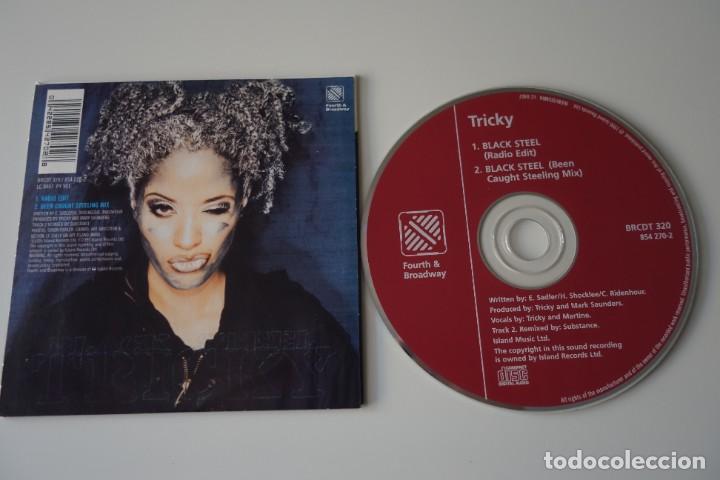 CDs de m&uacute;sica: TRICKY: Black Steel. CD SINGLE. 2 TEMAS - Foto 2