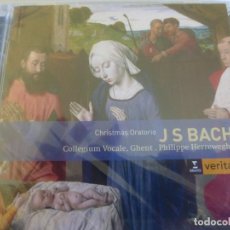 CDs de Música: BACH - ORATORIO DE NAVIDAD (PHILIPPE HERREWEGHE) (ERATO VERITAS, 2 CDS) PRECINTADO. Lote 345312848